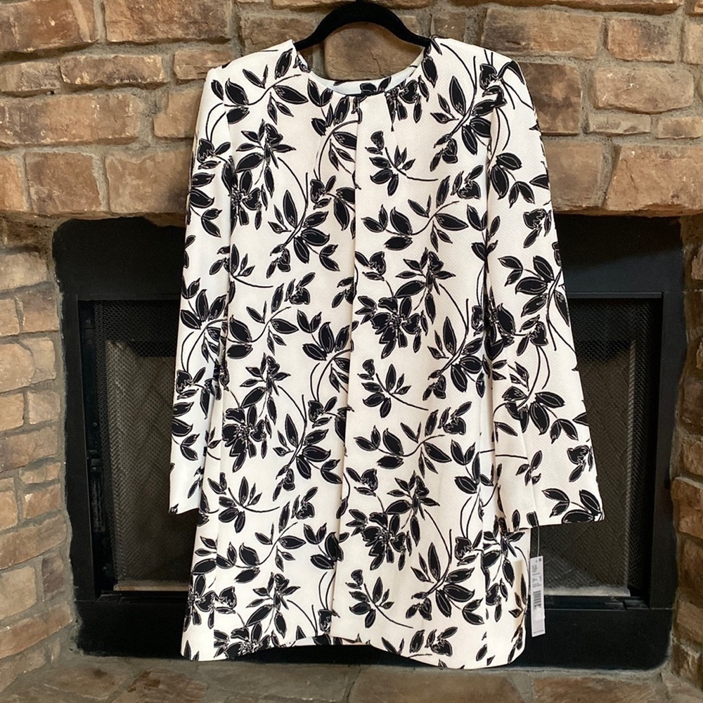 NWT Preston & York black and ivory Gillian Jacket. Size 16